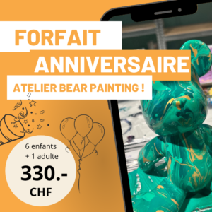 Forfait anniversaire 6 enfants + 1 adulte