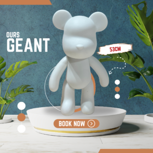 Bear painting sur ours Géant ! Taille XL (53cm)
