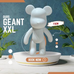 Bear painting sur ours Géant ! Taille XXL (73cm)